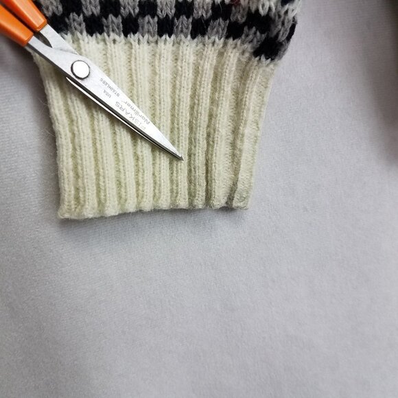 London Fog Men's L Vintage Fair Isle Pullover Knit Sweater - Picture 8 of 8